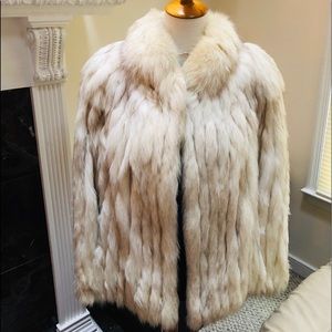 Saga Fox Brand Silver Fox 🦊 Luxurious Coat❄️